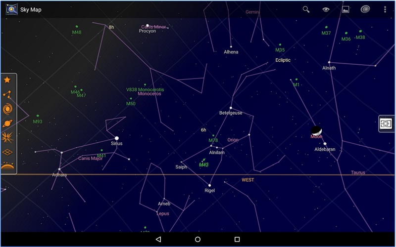 Sky Map app